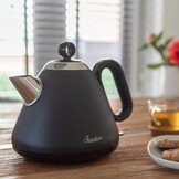 Retro Waterkoker Inventum HW617B - 1,7L - Zwart/RVS - Nu 50% Korting!