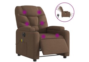 vidaXL Elektrische Massagestoel Bruin - 35% Korting