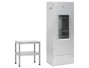 VidaXL BBQ Rookoven met Tafel - Gegalvaniseerd Staal - 35% Korting!