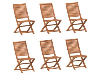 vidaXL Tuinstoelen 6x, Inkl. Acaciahout, 50% Korting