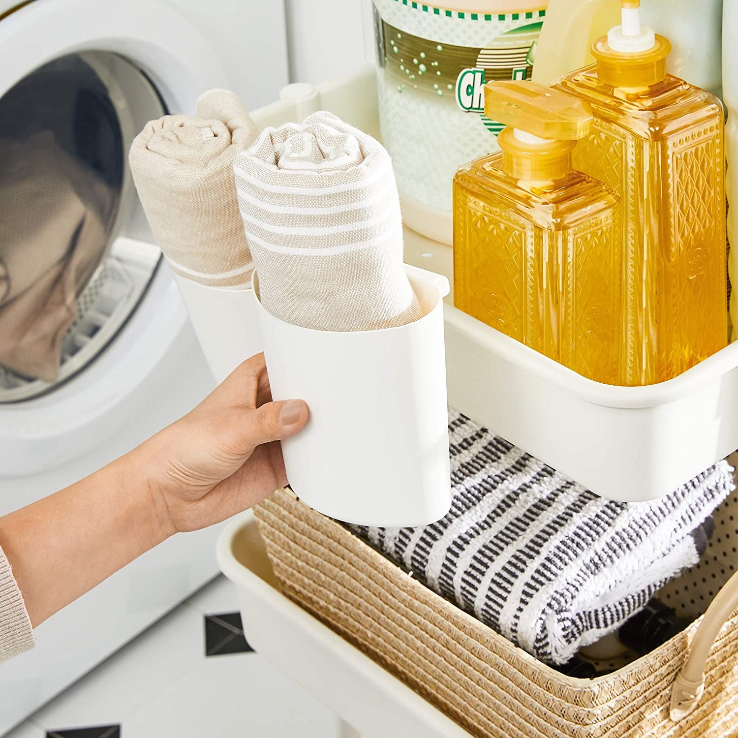 SONGMICS 3-Tier Serveertrolley - Keukentrolley met Handvat - 42% Korting