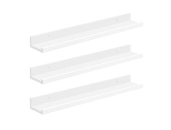 Zetplanken Set Wit 80x10cm - 3 stuks | 41% Korting