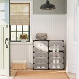 SONGMICS Schoenenrek 10 Vakken - Modulair & Stapelbaar - 41% Korting