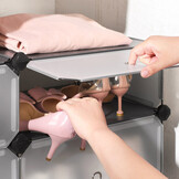 SONGMICS Schoenenrek 10 Vakken - Modulair & Stapelbaar - 41% Korting