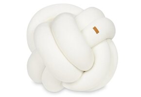 Knoopkussen - knot kussen - sierkussen - decoratie kussen - 30x30cm - creme