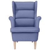 vidaXL Fauteuil Jeansblauw - 42% Korting!