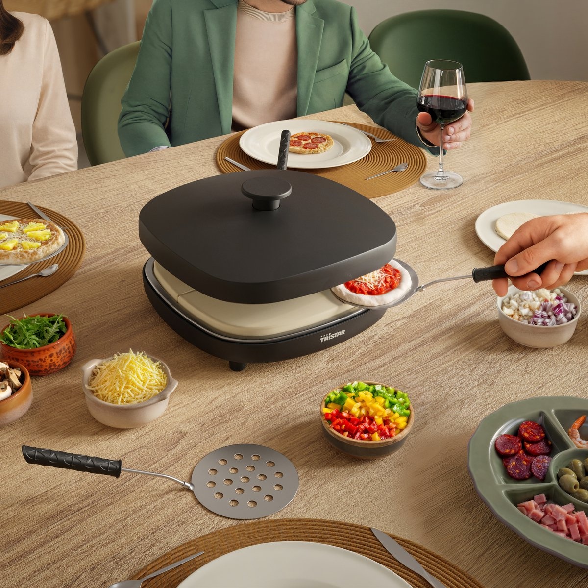 Tristar PZ-9174 Pizza Gourmetset - 4 Mini Pizza's - 53% Korting!