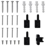 vidaXL Hordeur 100x215 cm Bruin - 53% Korting!