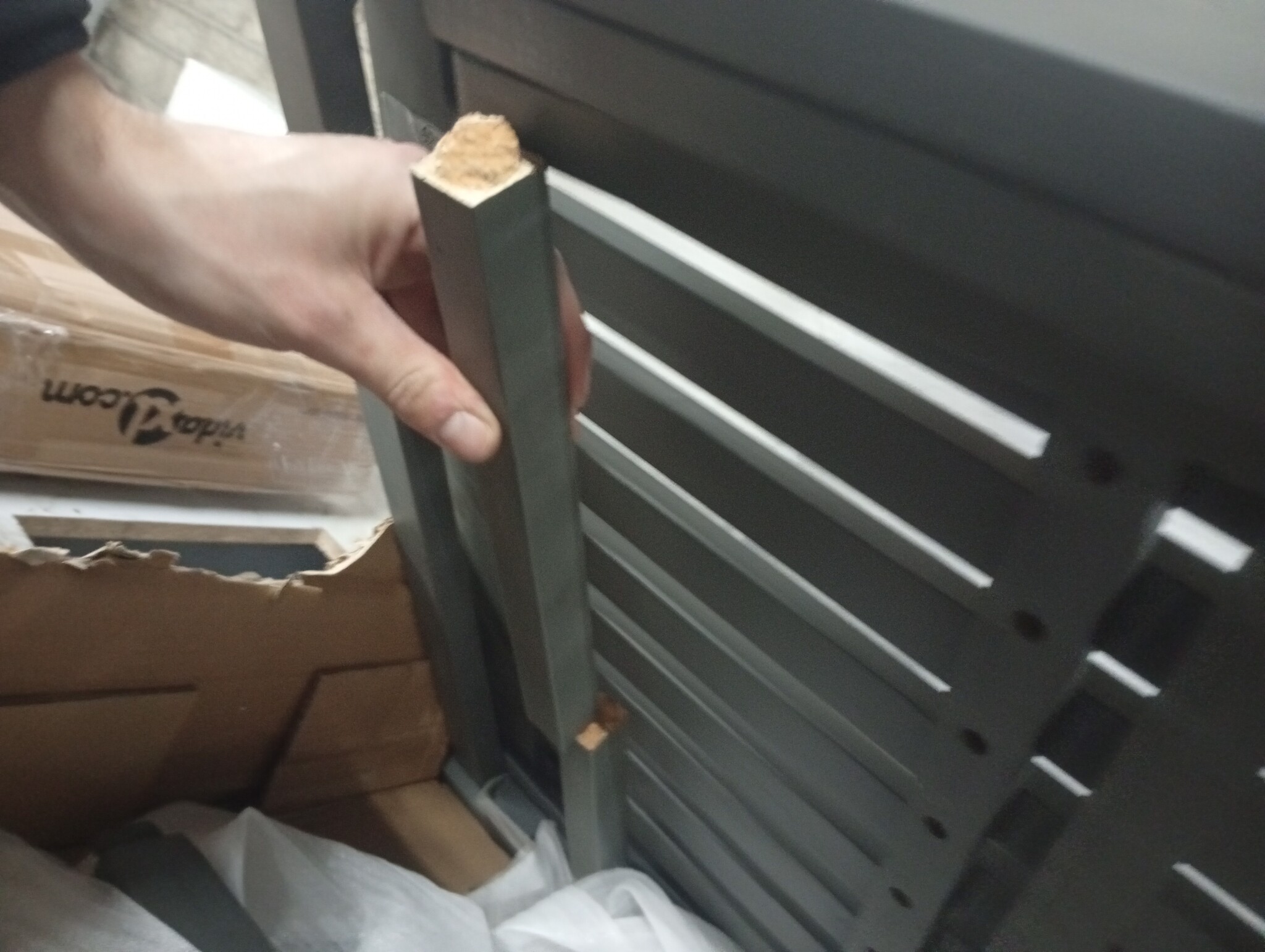 vidaXL Ligbed Acaciahout - 60% Korting! (Gerepareerd)