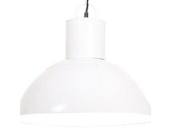 vidaXL Hanglamp Rond Wit E27 25W 48cm - Nu 35% Korting!