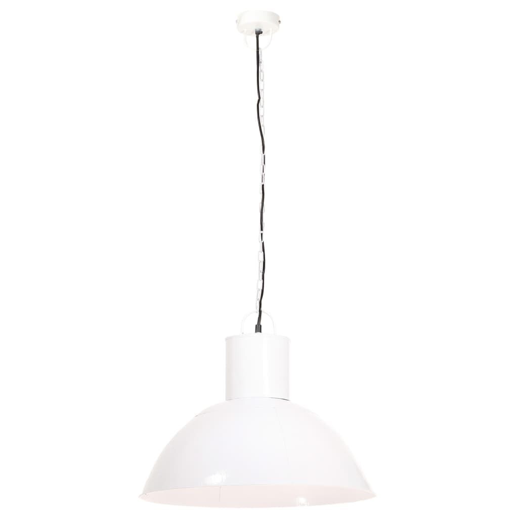 vidaXL Hanglamp Rond Wit E27 25W 48cm - Nu 35% Korting!