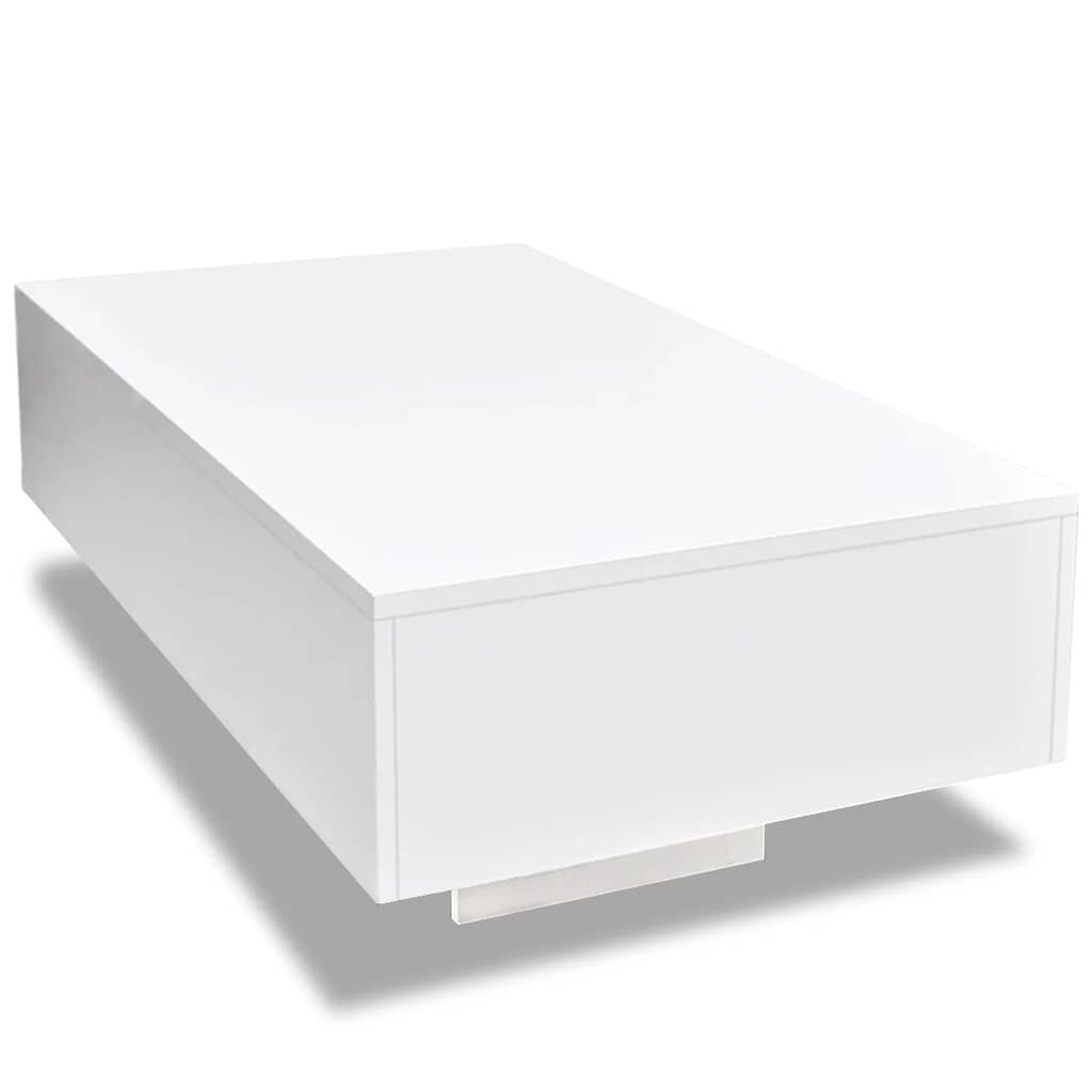 vidaXL Salontafel Hoogglans Wit - 42% Korting!