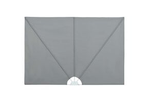 vidaXL Terrasscherm Inklapbaar - Grijs, 240x160cm - 35% Korting!