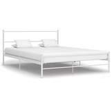 vidaXL Bedframe Metaal Wit 120x200 cm - 43% Korting