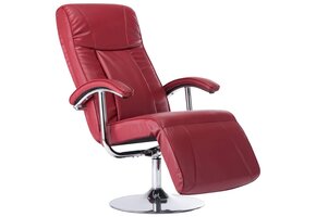 vidaXL TV Fauteuil Kunstleer Wijnrood - 37% Korting!