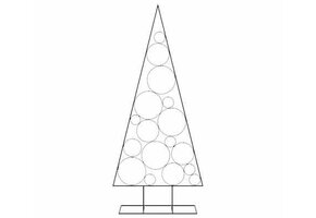 vidaXL Metalen Kerstboom 180cm Zwart - 41% Korting!