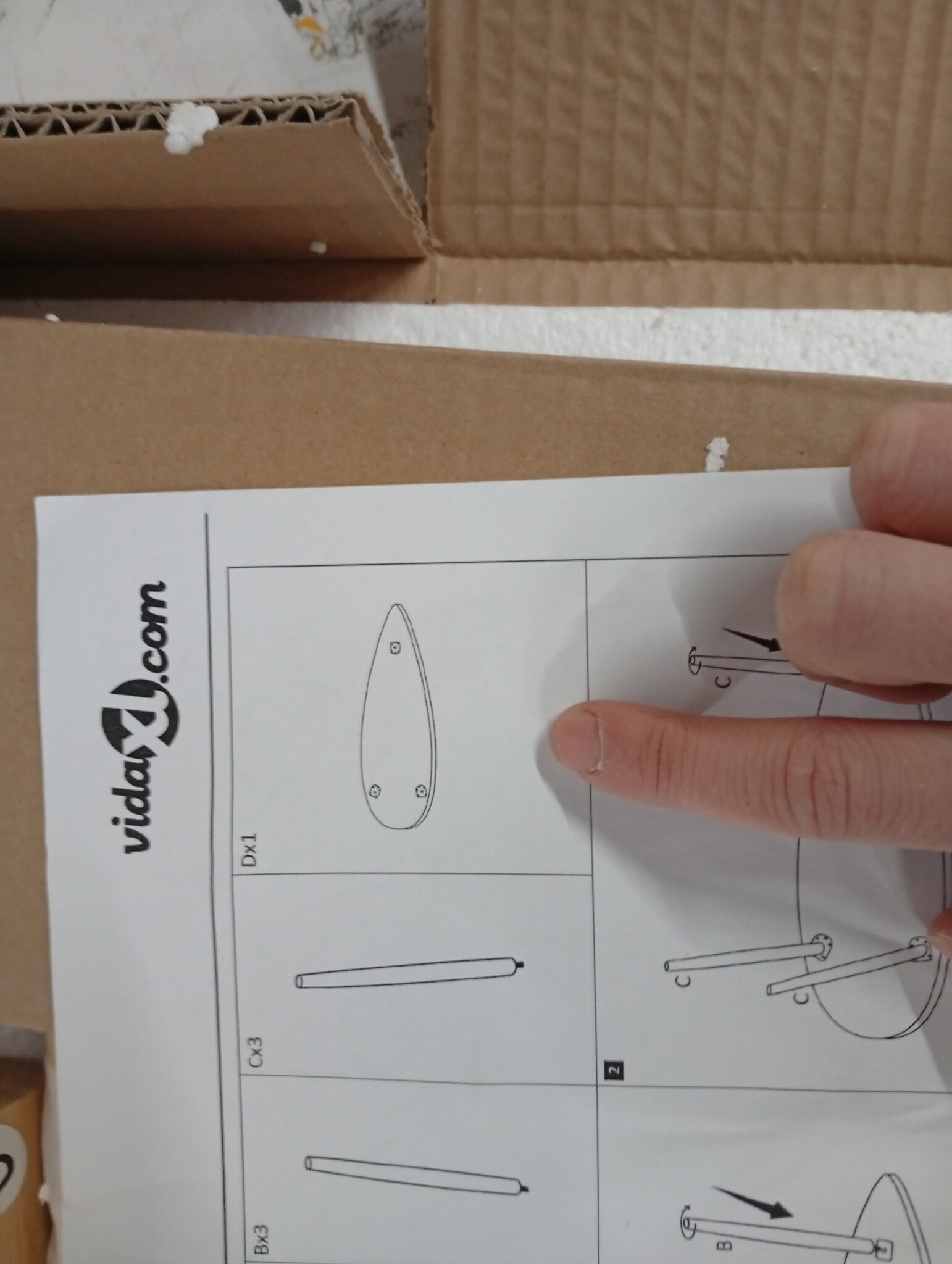 vidaXL Salontafel Set Grenenhout Wit - 64% Korting! (Onvolledig)