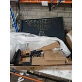 vidaXL Poort 105x105 cm Antraciet - Boomontwerp - 60% Korting