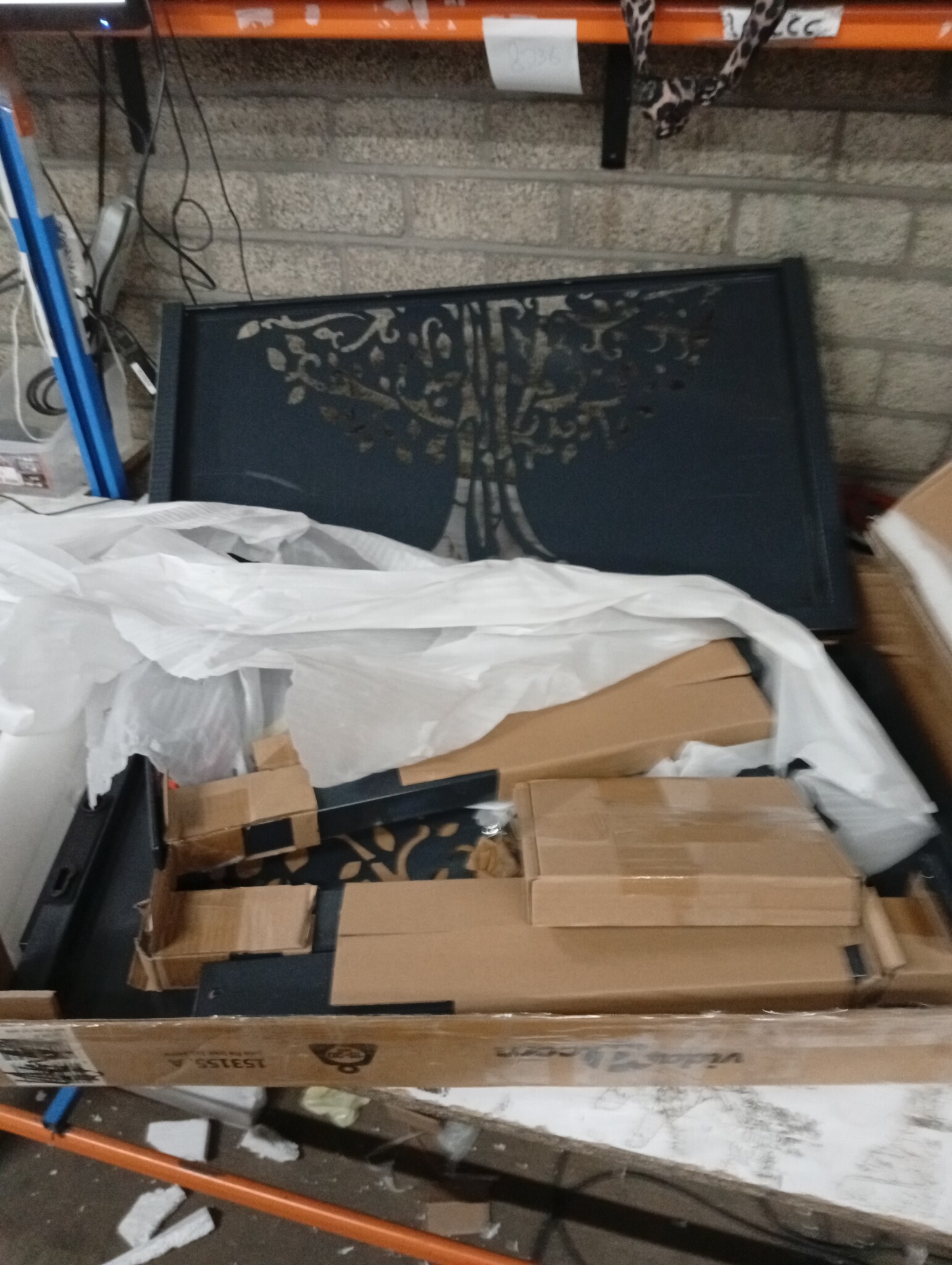 vidaXL Poort 105x105 cm Antraciet - Boomontwerp - 60% Korting