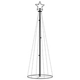 vidaXL Kegelkerstboom 108 LED's 70x180 cm koudwit - 47% Korting!