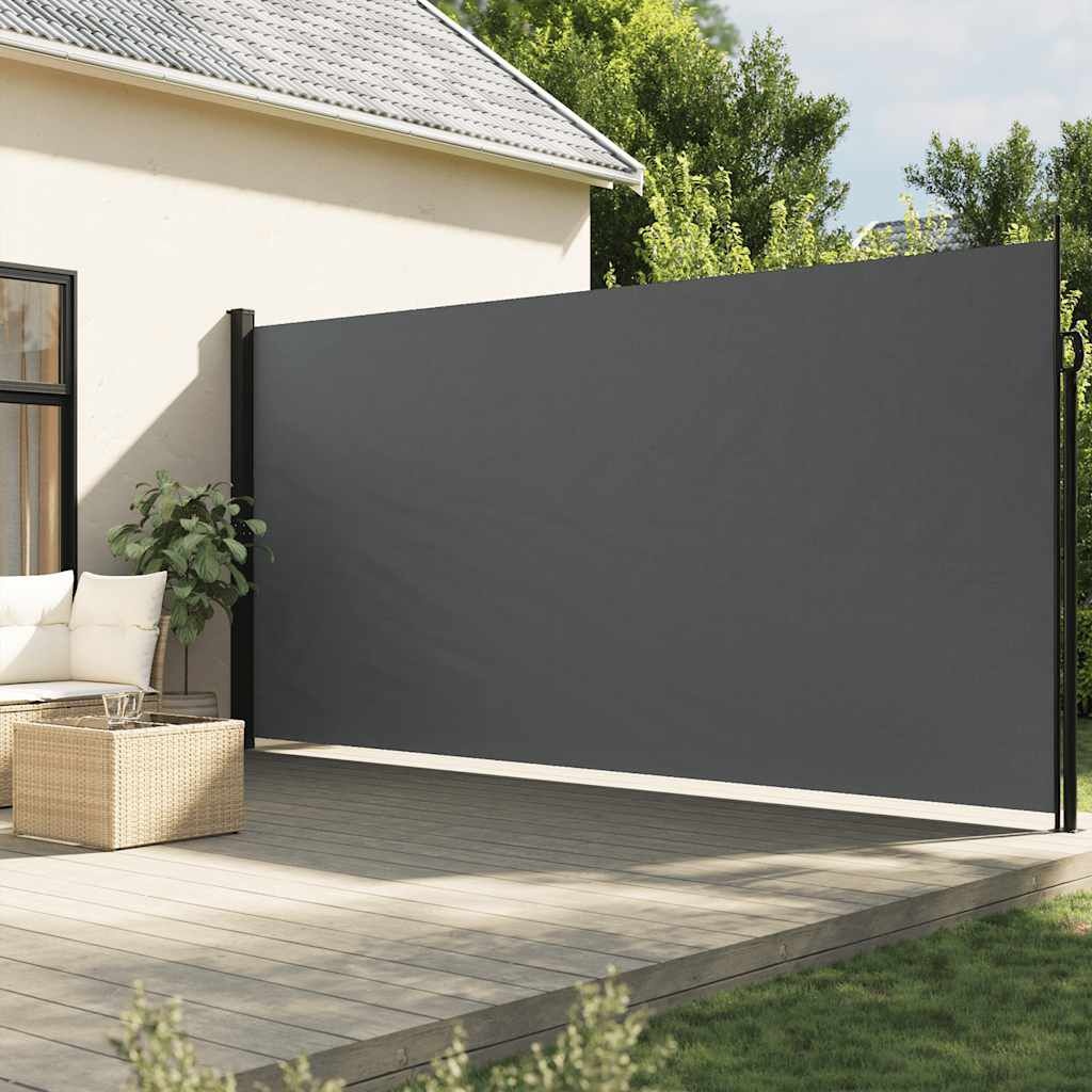 vidaXL Windscherm Uittrekbaar 220x600cm Antraciet | Nu 59% Korting!