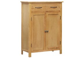 VidaXL Schoenenkast Massief Eikenhout - 41% Korting!