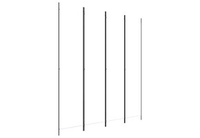 vidaXL Kamerscherm 4 panelen 200x220cm Wit - 42% Korting!