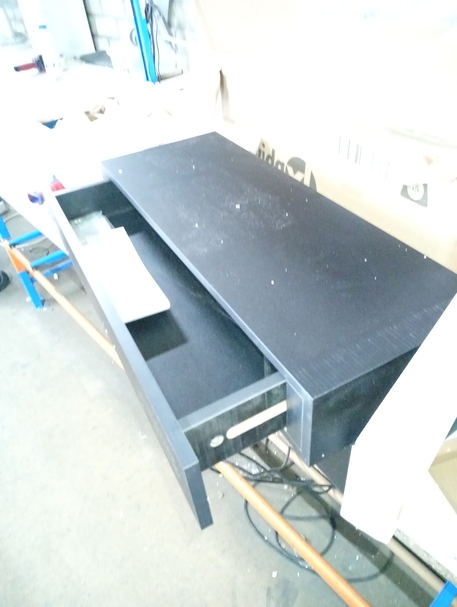 vidaXL Wandschappen 2 st met lade Zwart - 60% Korting!