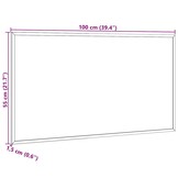 vidaXL Magnetisch Whiteboard 100x55 cm - Met Grenenhouten Frame (64% Korting)