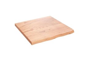 vidaXL Massief Houten Wastafelblad 60x60cm Lichtbruin - 64% Korting!