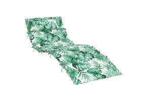 vidaXL Ligbedkussen Bladpatroon 180x60x3cm Oxford Stof | 49% Korting