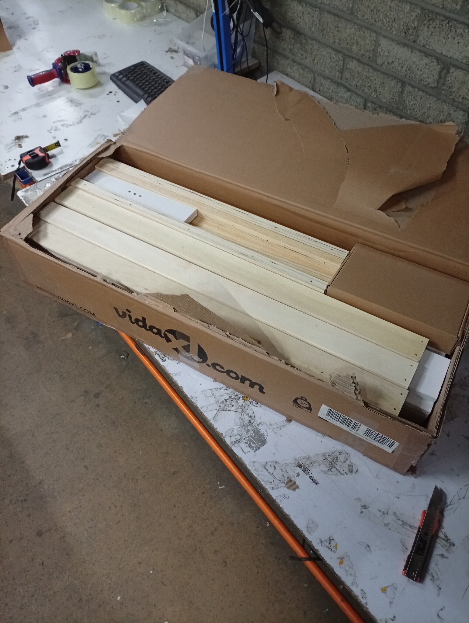 VidaXL Bedframe Grenenhout Wit 180x200 cm - Nu met 67% Korting!