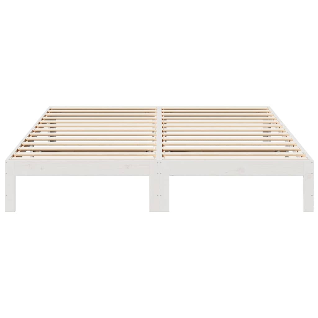 VidaXL Bedframe Grenenhout Wit 180x200 cm - Nu met 67% Korting!