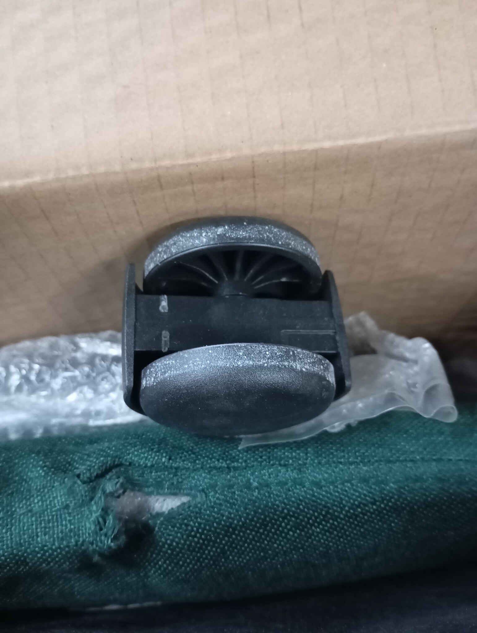 vidaXL Draaibare Kantoorstoel Stof Donkergroen - 64% Korting