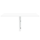 vidaXL Wandtafel Inklapbaar Hoogglans Wit - 42% Korting!