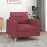 vidaXL Fauteuil Wijnrood - 64% Korting!