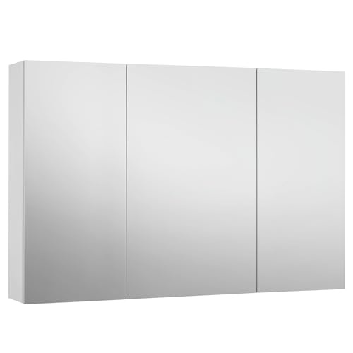 Badkamermeubel Spiegelskast Wit 60x15x55cm - Nu 60% Korting!