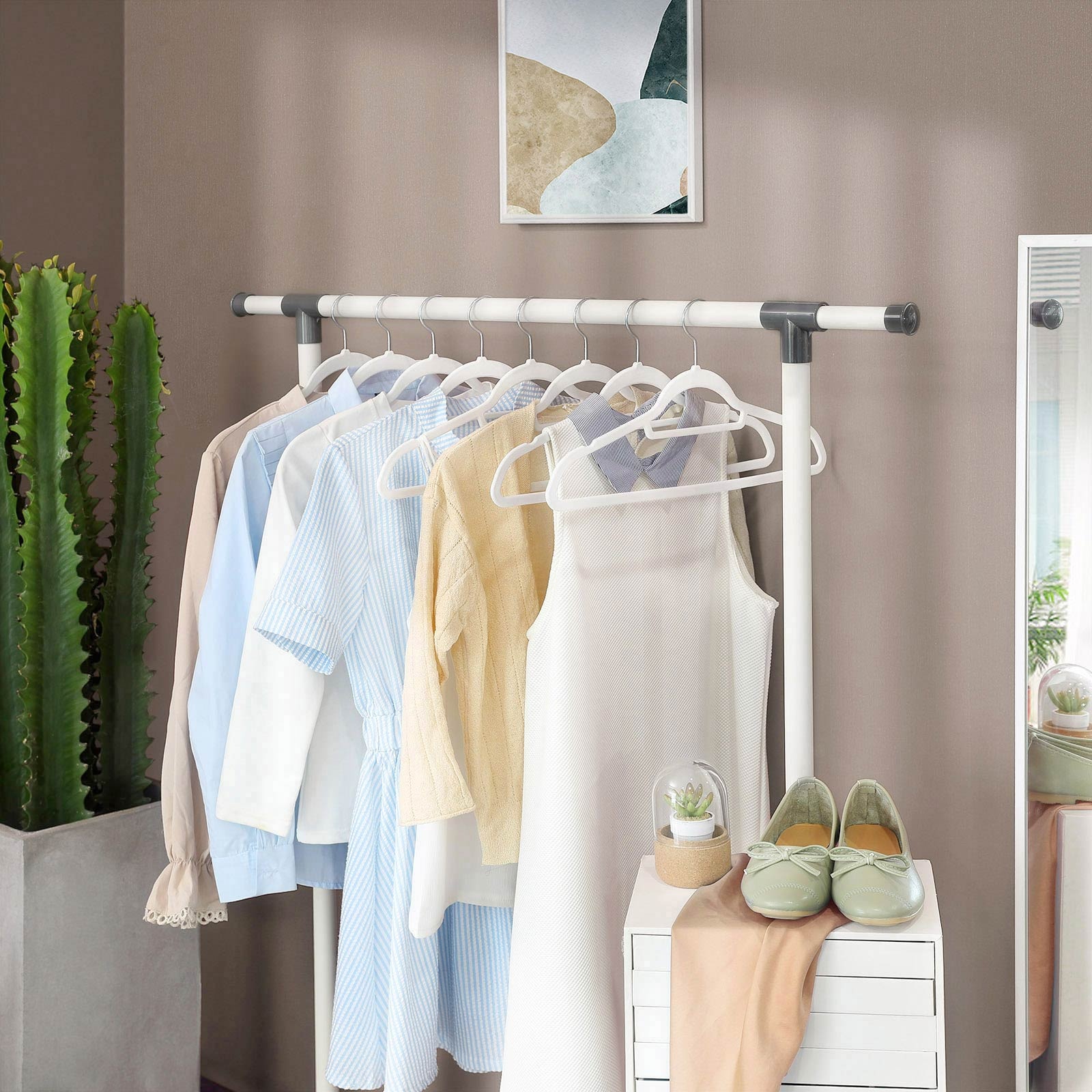 SONGMICS Velvet Hangers (50 Stuks) - 42% Korting! Ruimtebesparend & Anti-slip