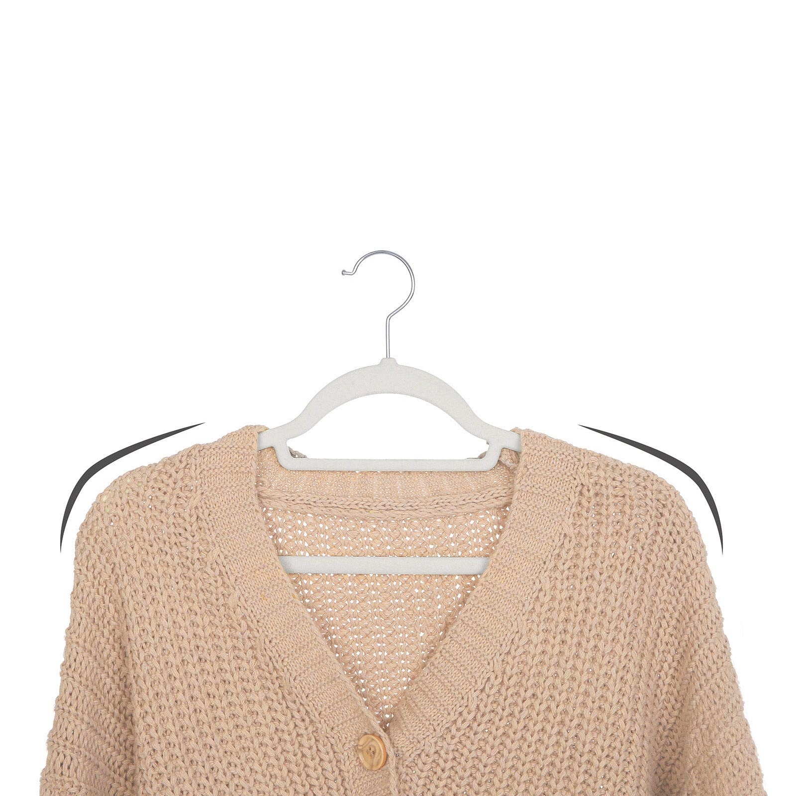 SONGMICS Velvet Hangers (50 Stuks) - 42% Korting! Ruimtebesparend & Anti-slip