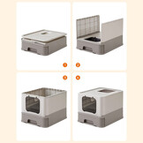 FEANDREA Kattenbak met Deksel - 41% Korting!