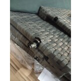 vidaXL 2-persoons Ligbed Poly Rattan Grijs - 60% Korting!