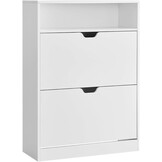 VASAGLE Schoenrek Cloud White | 60% Korting