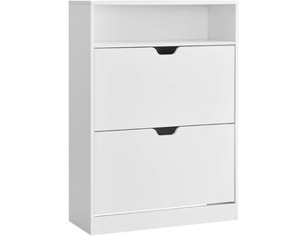 VASAGLE Schoenrek Cloud White | 60% Korting