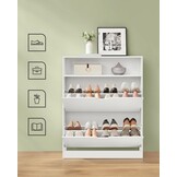 VASAGLE Schoenrek Cloud White | 60% Korting