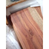 vidaXL Acaciahouten Tafelblad met Natuurlijke Rand - 180x40cm (60% Korting)