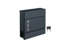 SONGMICS Moderne Brievenbus - Antraciet Grijs - 42% Korting!