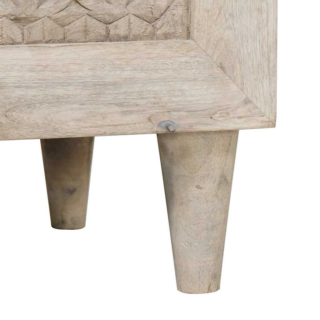 vidaXL Dressoir met lade Wit (42% korting) - 60x33x75cm Mangohout