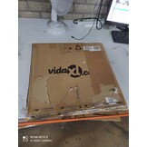 vidaXL Tuinstoel met kussen - Poly rattan zwart - 60% KORTING!