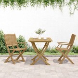 vidaXL Tuinstoelen 2 st. Massief Acaciahout | 53% Korting