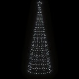vidaXL LED-kerstboom met spikes 300 cm (570 LED's koud wit) - 59% KORTING!